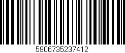 Código de barras (EAN, GTIN, SKU, ISBN): '5906735237412'