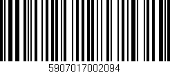 Código de barras (EAN, GTIN, SKU, ISBN): '5907017002094'