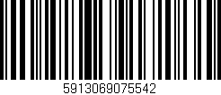 Código de barras (EAN, GTIN, SKU, ISBN): '5913069075542'