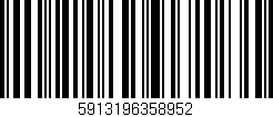 Código de barras (EAN, GTIN, SKU, ISBN): '5913196358952'