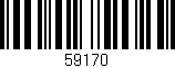 Código de barras (EAN, GTIN, SKU, ISBN): '59170'