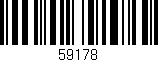 Código de barras (EAN, GTIN, SKU, ISBN): '59178'