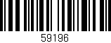 Código de barras (EAN, GTIN, SKU, ISBN): '59196'