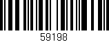 Código de barras (EAN, GTIN, SKU, ISBN): '59198'