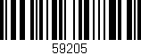 Código de barras (EAN, GTIN, SKU, ISBN): '59205'