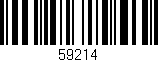 Código de barras (EAN, GTIN, SKU, ISBN): '59214'