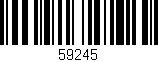 Código de barras (EAN, GTIN, SKU, ISBN): '59245'