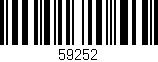 Código de barras (EAN, GTIN, SKU, ISBN): '59252'