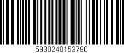 Código de barras (EAN, GTIN, SKU, ISBN): '5930240153790'