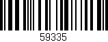Código de barras (EAN, GTIN, SKU, ISBN): '59335'