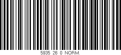 Código de barras (EAN, GTIN, SKU, ISBN): '5935_26_0_NORM.'