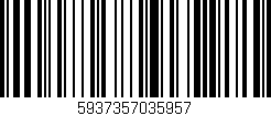 Código de barras (EAN, GTIN, SKU, ISBN): '5937357035957'