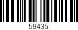 Código de barras (EAN, GTIN, SKU, ISBN): '59435'