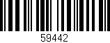 Código de barras (EAN, GTIN, SKU, ISBN): '59442'