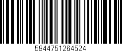 Código de barras (EAN, GTIN, SKU, ISBN): '5944751264524'