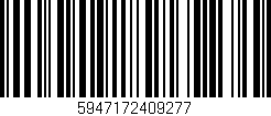 Código de barras (EAN, GTIN, SKU, ISBN): '5947172409277'