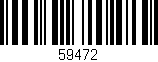 Código de barras (EAN, GTIN, SKU, ISBN): '59472'
