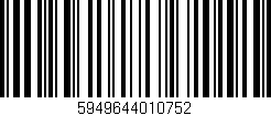 Código de barras (EAN, GTIN, SKU, ISBN): '5949644010752'
