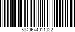 Código de barras (EAN, GTIN, SKU, ISBN): '5949644011032'