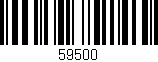 Código de barras (EAN, GTIN, SKU, ISBN): '59500'