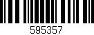 Código de barras (EAN, GTIN, SKU, ISBN): '595357'