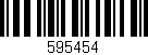 Código de barras (EAN, GTIN, SKU, ISBN): '595454'