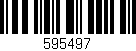 Código de barras (EAN, GTIN, SKU, ISBN): '595497'