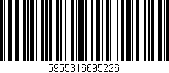 Código de barras (EAN, GTIN, SKU, ISBN): '5955316695226'