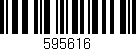 Código de barras (EAN, GTIN, SKU, ISBN): '595616'