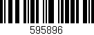 Código de barras (EAN, GTIN, SKU, ISBN): '595896'