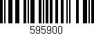 Código de barras (EAN, GTIN, SKU, ISBN): '595900'