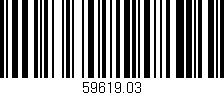Código de barras (EAN, GTIN, SKU, ISBN): '59619.03'