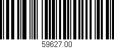 Código de barras (EAN, GTIN, SKU, ISBN): '59627.00'