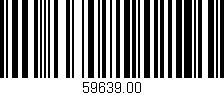 Código de barras (EAN, GTIN, SKU, ISBN): '59639.00'
