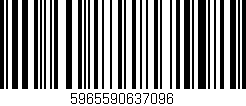 Código de barras (EAN, GTIN, SKU, ISBN): '5965590637096'