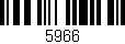 Código de barras (EAN, GTIN, SKU, ISBN): '5966'