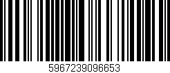 Código de barras (EAN, GTIN, SKU, ISBN): '5967239096653'