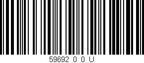 Código de barras (EAN, GTIN, SKU, ISBN): '59692_0_0_U'