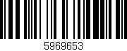 Código de barras (EAN, GTIN, SKU, ISBN): '5969653'
