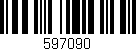 Código de barras (EAN, GTIN, SKU, ISBN): '597090'