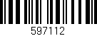 Código de barras (EAN, GTIN, SKU, ISBN): '597112'