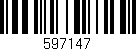 Código de barras (EAN, GTIN, SKU, ISBN): '597147'