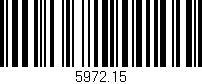 Código de barras (EAN, GTIN, SKU, ISBN): '5972.15'