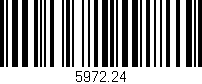 Código de barras (EAN, GTIN, SKU, ISBN): '5972.24'