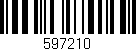 Código de barras (EAN, GTIN, SKU, ISBN): '597210'