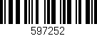 Código de barras (EAN, GTIN, SKU, ISBN): '597252'