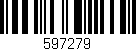 Código de barras (EAN, GTIN, SKU, ISBN): '597279'