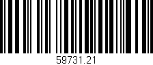 Código de barras (EAN, GTIN, SKU, ISBN): '59731.21'