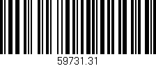 Código de barras (EAN, GTIN, SKU, ISBN): '59731.31'