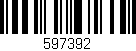 Código de barras (EAN, GTIN, SKU, ISBN): '597392'